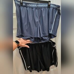 Under Armour Women's 2xl Black Or Gray Athletic Shorts, Price Is For 1